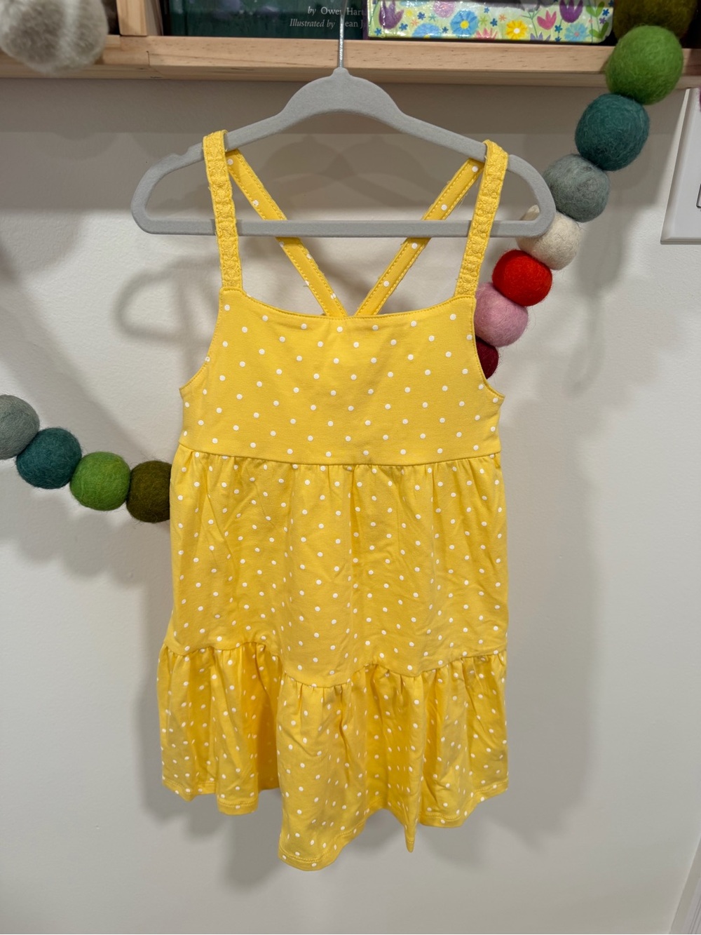 C&C California Yellow Polka Dot Girls' dress